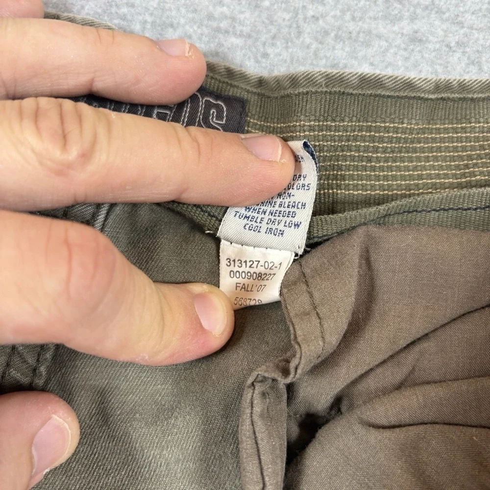 Vintage Old Navy Cargo Pants Mens 40x32 Brown Loose Skater Baggy Fit Y2K Grunge
